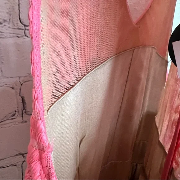 Rebel Wilson x Angels Embroidered Mesh Empire Waist Dress Confetti Size 1X NWT - Picture 7 of 13